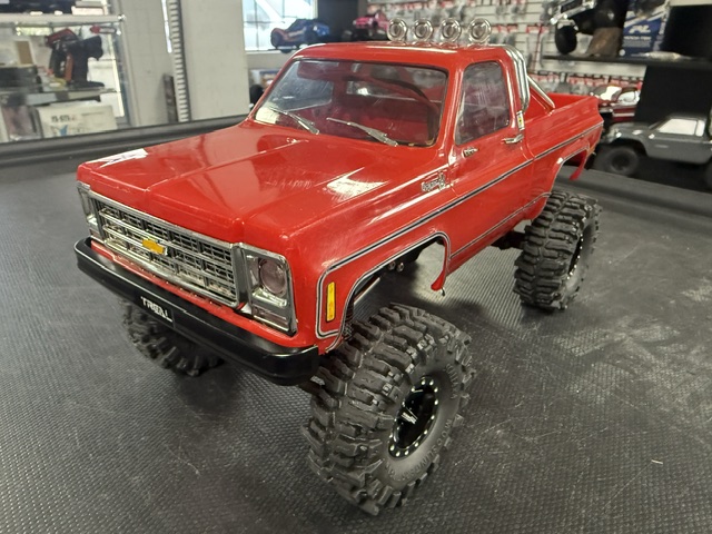 USED-Traxxas 1/18 TRX-4M Chevrolet K10 High Trail 4x4 RTR - Red