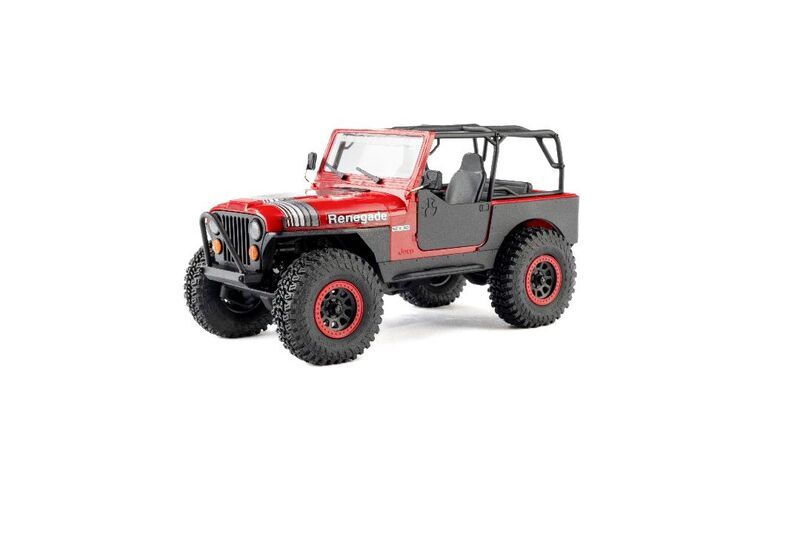 Axial 1/30 SCX30 Jeep CJ-7 Renegade 4X4 RTR - Genright Red
